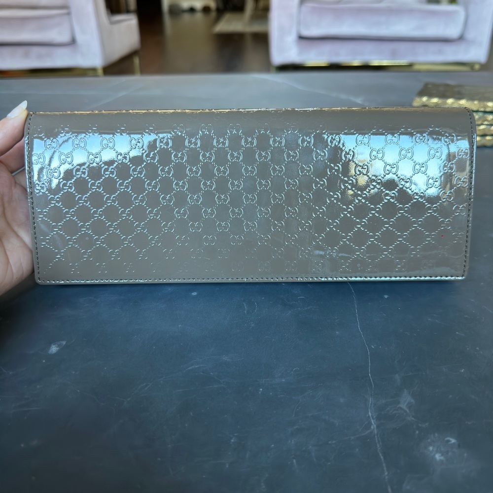 Authentic Gucci Monogram Evening Clutch